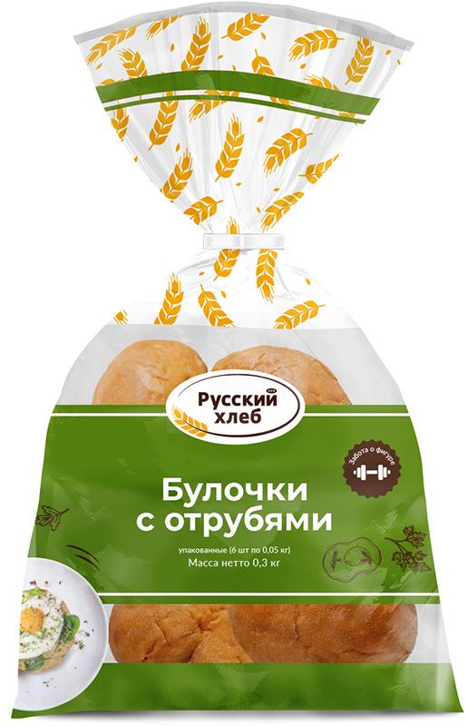 

Булочки Русский Xлеб с отрубями 6шт