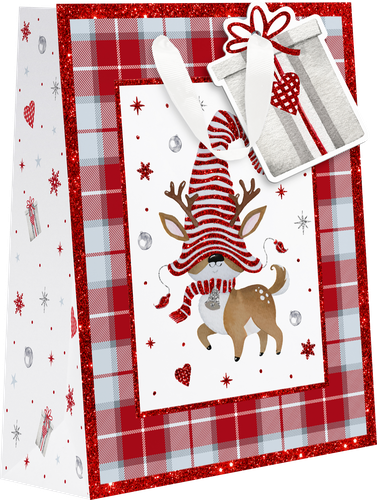 

Пакет подарочный Сканди премиум 22.7 x 18 x 10 см дизайн в ассортименте