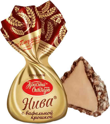 Конфеты Пензенская КФ Нива с вафельной крошкой, 200г