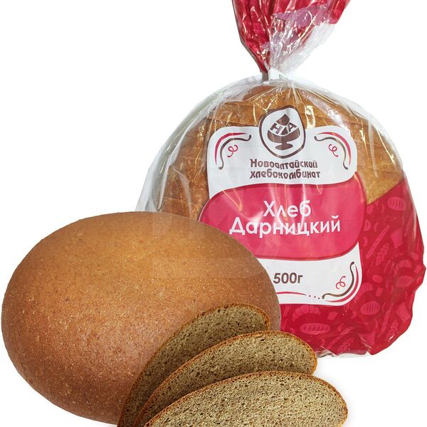 Хлеб Новоалтайский Хк Дарницкий подовый нарезка ржаной