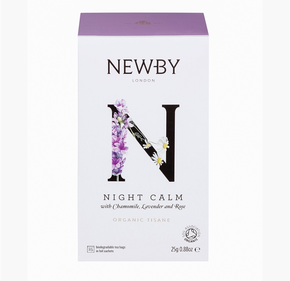 

Чай Newby Найт Калм Органик пакетированный