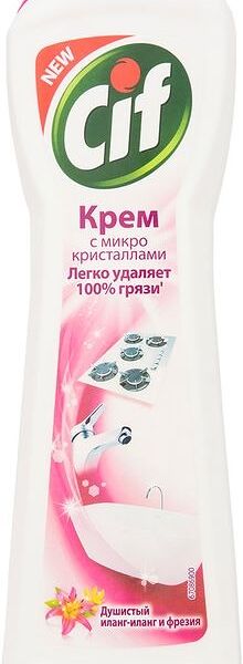Крем чистящий Cif Розовая свежесть душистый иланг-иланг и фрезия 500мл