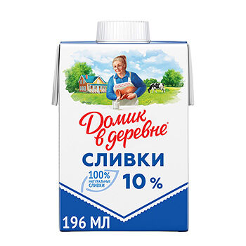 Сливки Домик в деревне 10%, 200г