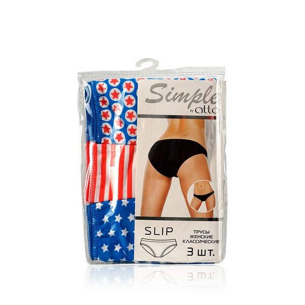 Женские трусы - слипы Atto Simple S , 3шт