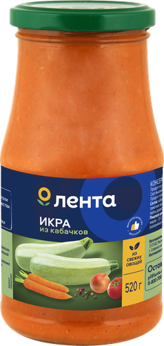 

Икра из кабачков ЛЕНТА