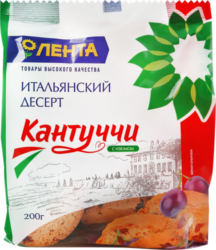 

Сухари ЛЕНТА Итальянский десерт Кантуччи с изюмом