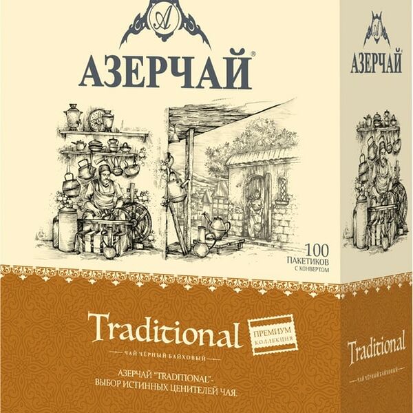 Чай черный Азерчай Traditional 100*1.8г