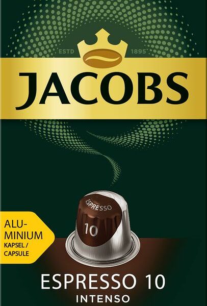 Кофе в капсулах Jacobs Espresso 10 Intenso, 10 шт