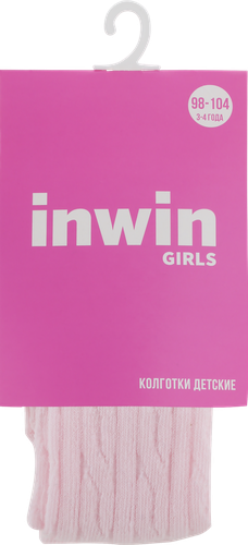 

Колготки для девочки INWIN р. 98–104, розовые, Арт. К202