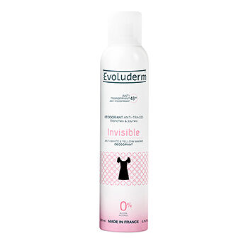 Дезодорант «Invisible. Защита от белых и жёлтых пятен», Evoluderm, 200 мл, Франция