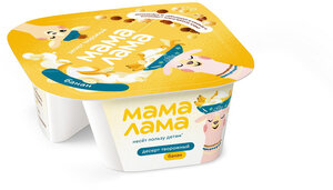 Мама лама десерт творожный с бананом 5,7% эрманн в Магнит со скидкой –50%