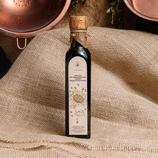 Масло из обжаренных семян  Подсолнечника