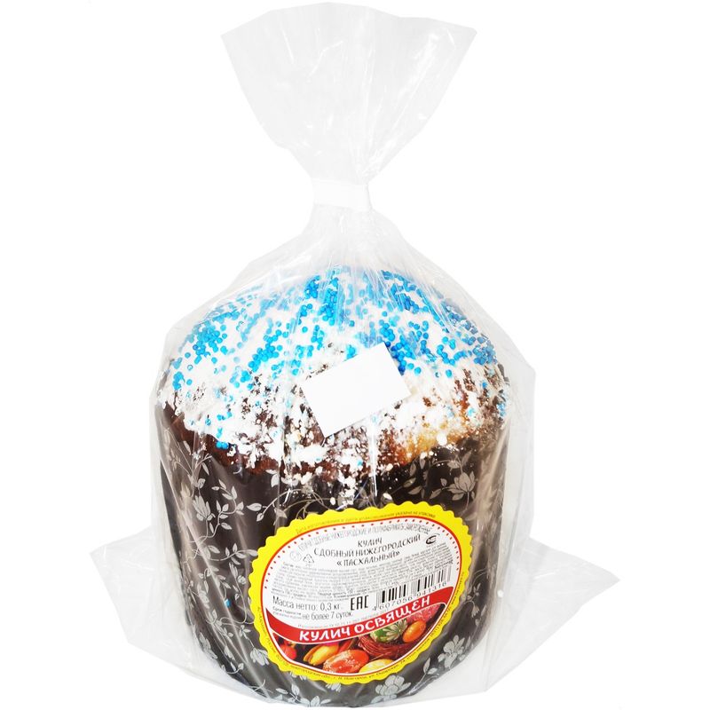 

Кулич Нижегородский Пасхальный сдобный Каравай 300 г