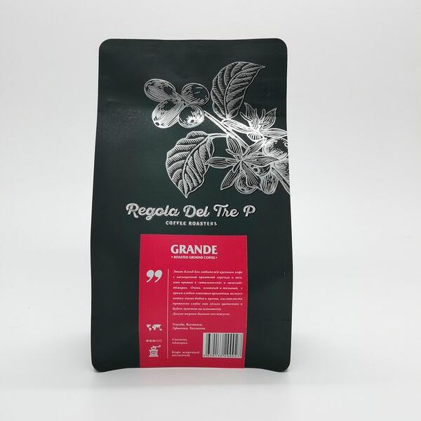 Кофе Regola del tre P Grande молотый, 250г