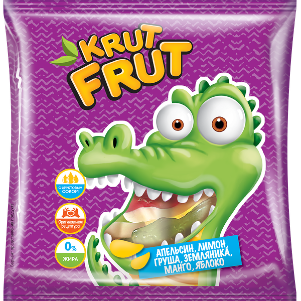 Мармелад жевательный Krutfrut крокодильчики