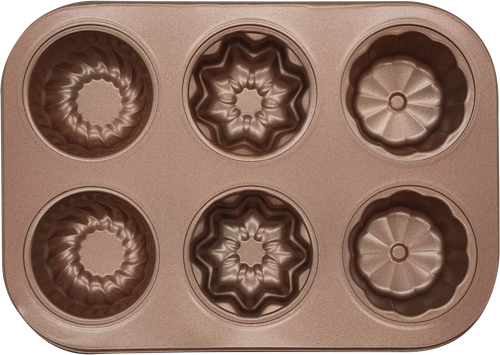 

Форма для маффинов HOMECLUB Bakery 26,5х18,5см, металл Арт. NBB-6