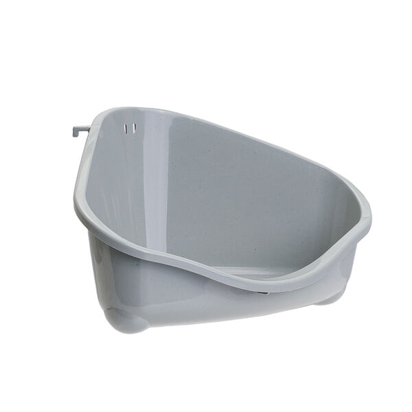 Угловой туалет малый для грызунов, 18 см, оливковый