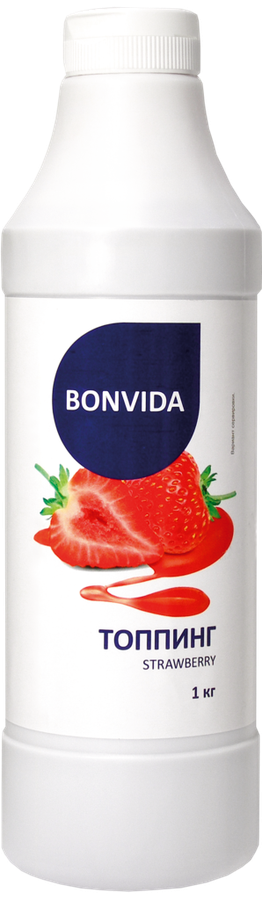 

Топпинг для мороженого BONVIDA со вкусом Клубника 1 кг