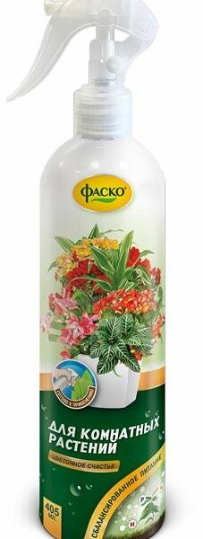 Удобрение жидкое Цветочное счастье минеральное для всех комнатных растений ТМ Фаско