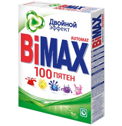 Стиральный порошок Bimax 100 пятен двойной эффект автомат