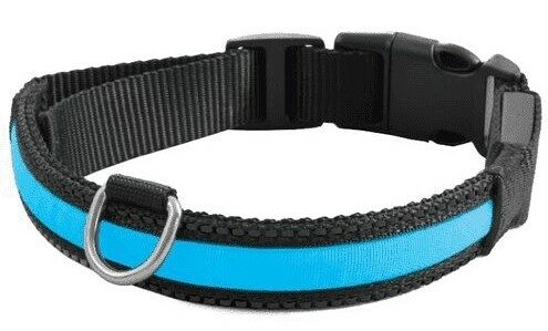 Triol LD07S ошейник светодиодный неоновый 20*230-310мм, Синий