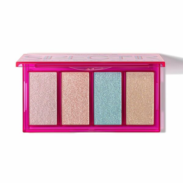 INFLUENCE BEAUTY Палетка хайлайтеров для лица Spectr из 4 оттенков, 10г