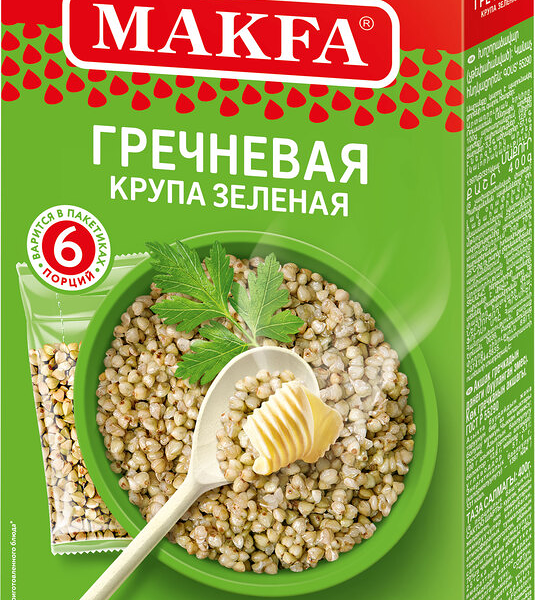 Крупа гречневая Makfa Экстра, 5×80 г