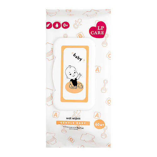 Салфетки влажные Lp Care Gentle Baby детские 60 шт.