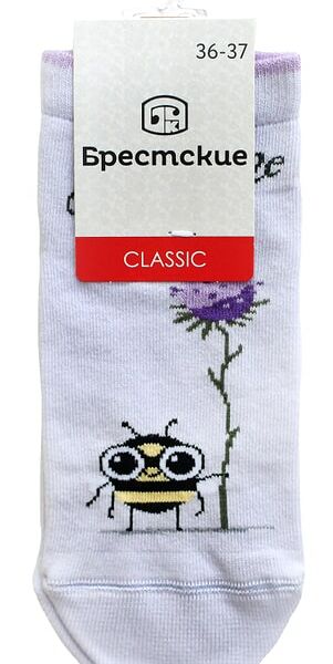 Носки женские Брестские Серебристые Размер 36-37