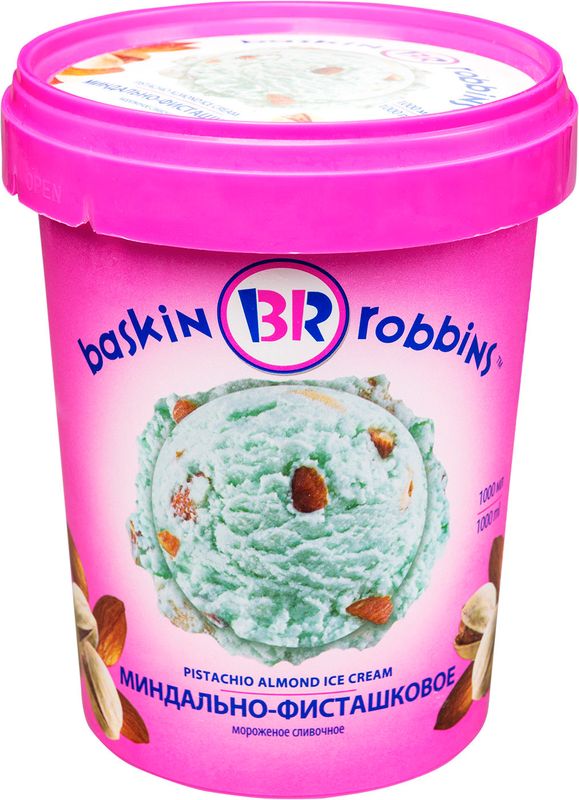 

Мороженое Baskin Robbins миндально-фисташковое 1 л