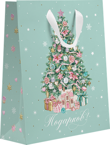 Пакет подарочный Sweet 22,7х18х10см, Арт. MT, в ассортименте 