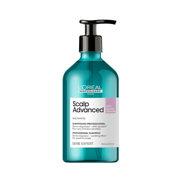 L'Oreal Professionnel Paris Scalp Advanced Шампунь профессиональный, регулирующий баланс чувствительной кожи головы, 500 мл