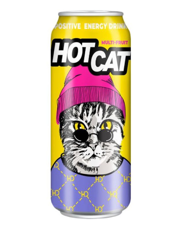 

Напиток энергетический Hot Cat Multi-fruit, 450мл