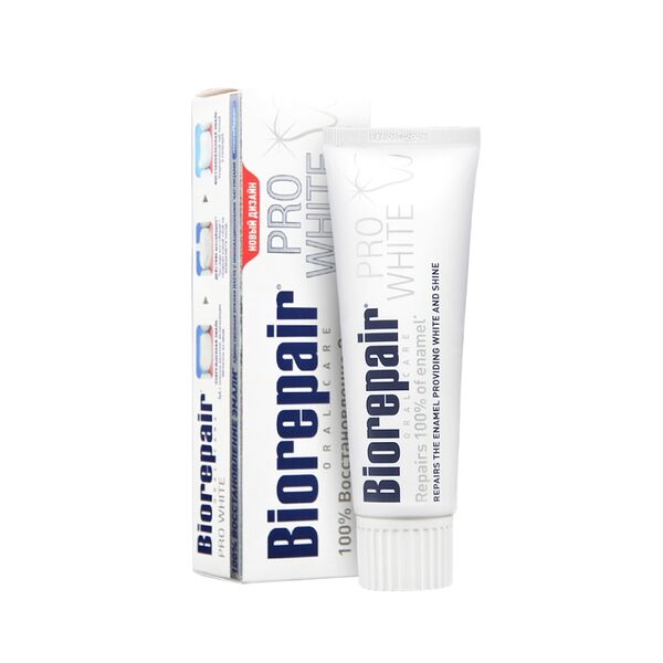 Зубная паста Biorepair Pro White отбеливающая 75 мл