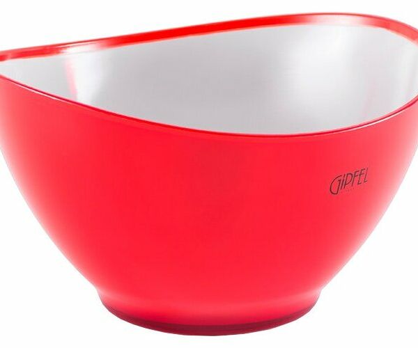 GIPFEL Салатница с двойными стенками Lumino, 13 см, 1 шт., красный