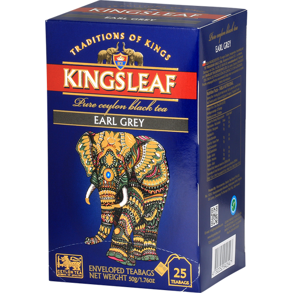 Чай черный аром Kings Leaf Эрл Грей 25пак*2г