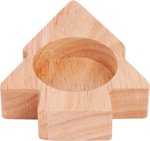 

Подсвечник HOMECLUB Елочка, 8,5см, каучуковое дерево, Арт. OS23032