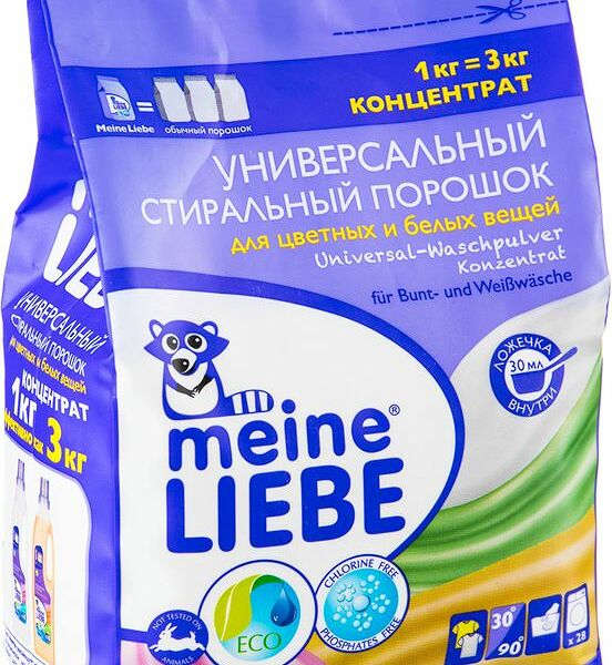 Порошок стиральный Meine Liebe универсальный, 1кг