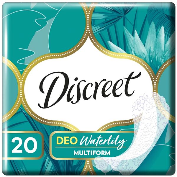 Прокладки Discreet Deo Water Lily Multiform ежедневные 20шт