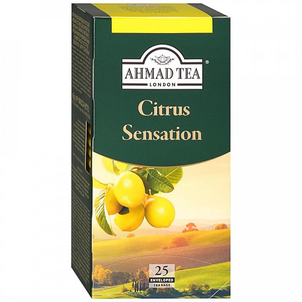 

Чай чёрный Ahmad Tea Citrus Sensation с лимоном и лаймом 25 пак х 1.8 г