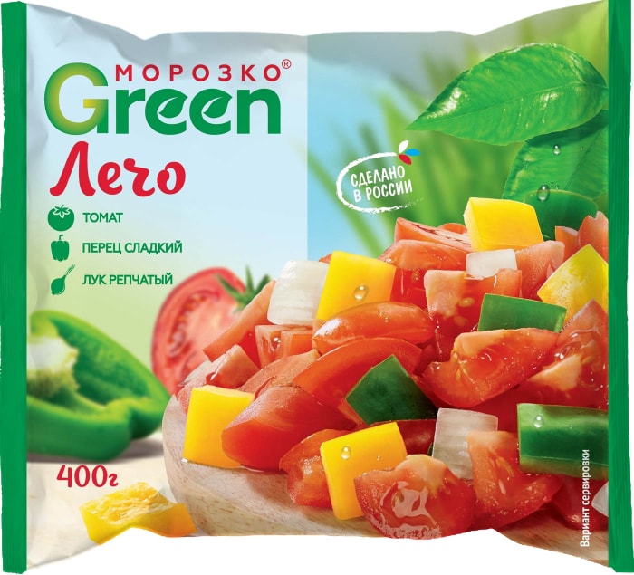 

Смесь овощная Морозко Green Лечо 400 г