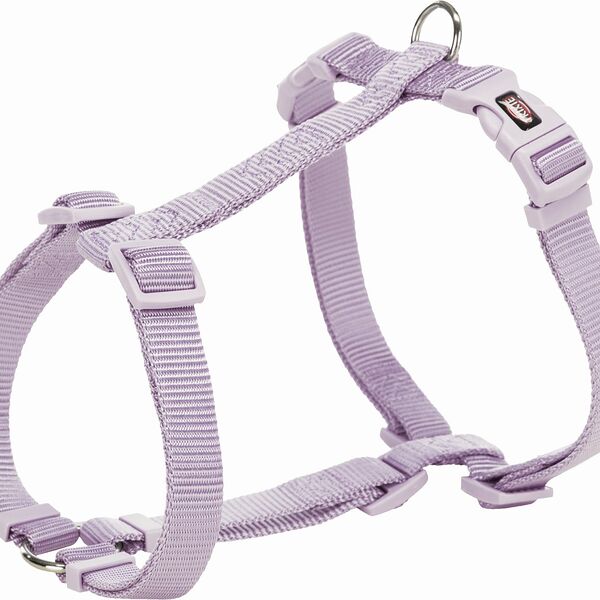 Шлейка Premium H-Harness, M–L: 52–75 см/20 мм, светло-сиреневый