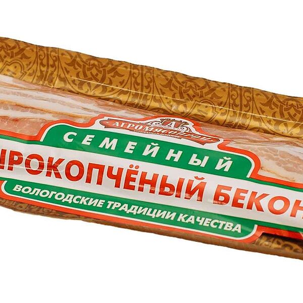 Бекон сырокопченый Агромясопром Семейный