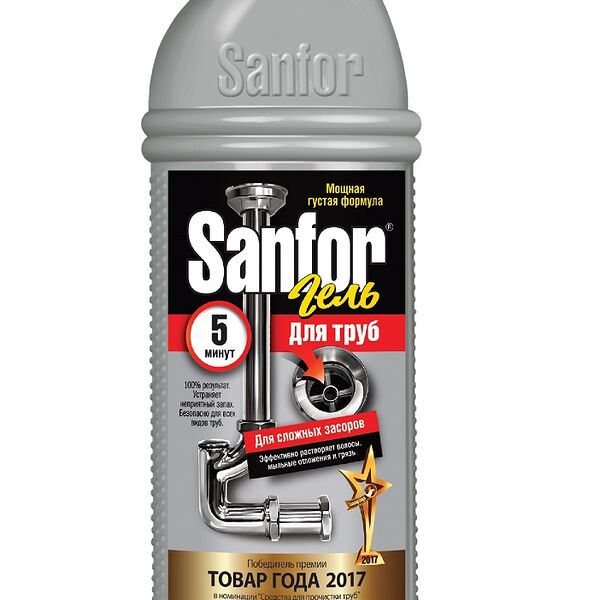 Средство от засоров Sanfor