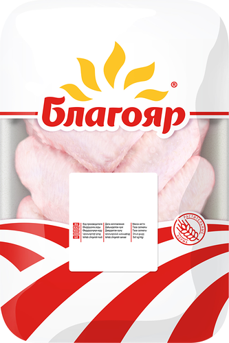 Крыло куриное Благояр охл. подложка вес до 1.4кг