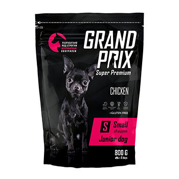 Сухой корм Grand prix Junior dog Small курица для щенков мелких и миниатюрных пород