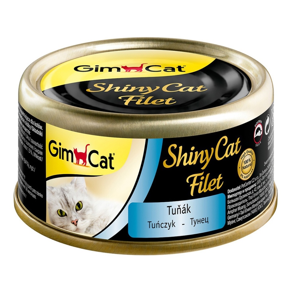 

Консервы для кошек GimCat ShinyCat Filet из тунца 70 г