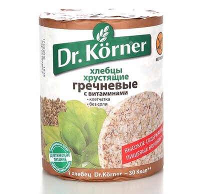 Хлебцы Dr.Korner гречневые с витаминами 100 г