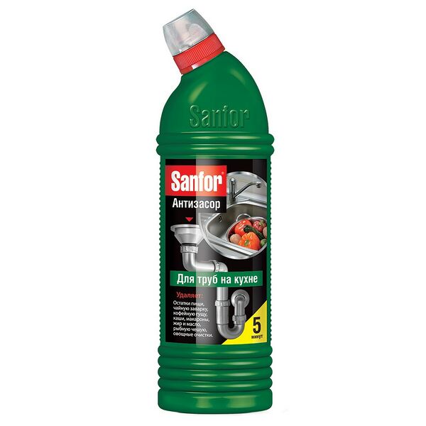 Гель для устранения засоров Sanfor, 750г