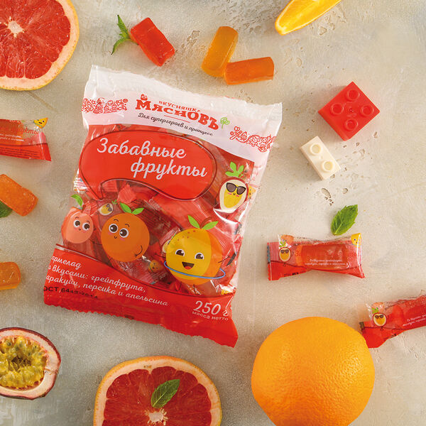Мармелад Забавные фрукты МясновЪ Вкусняшка